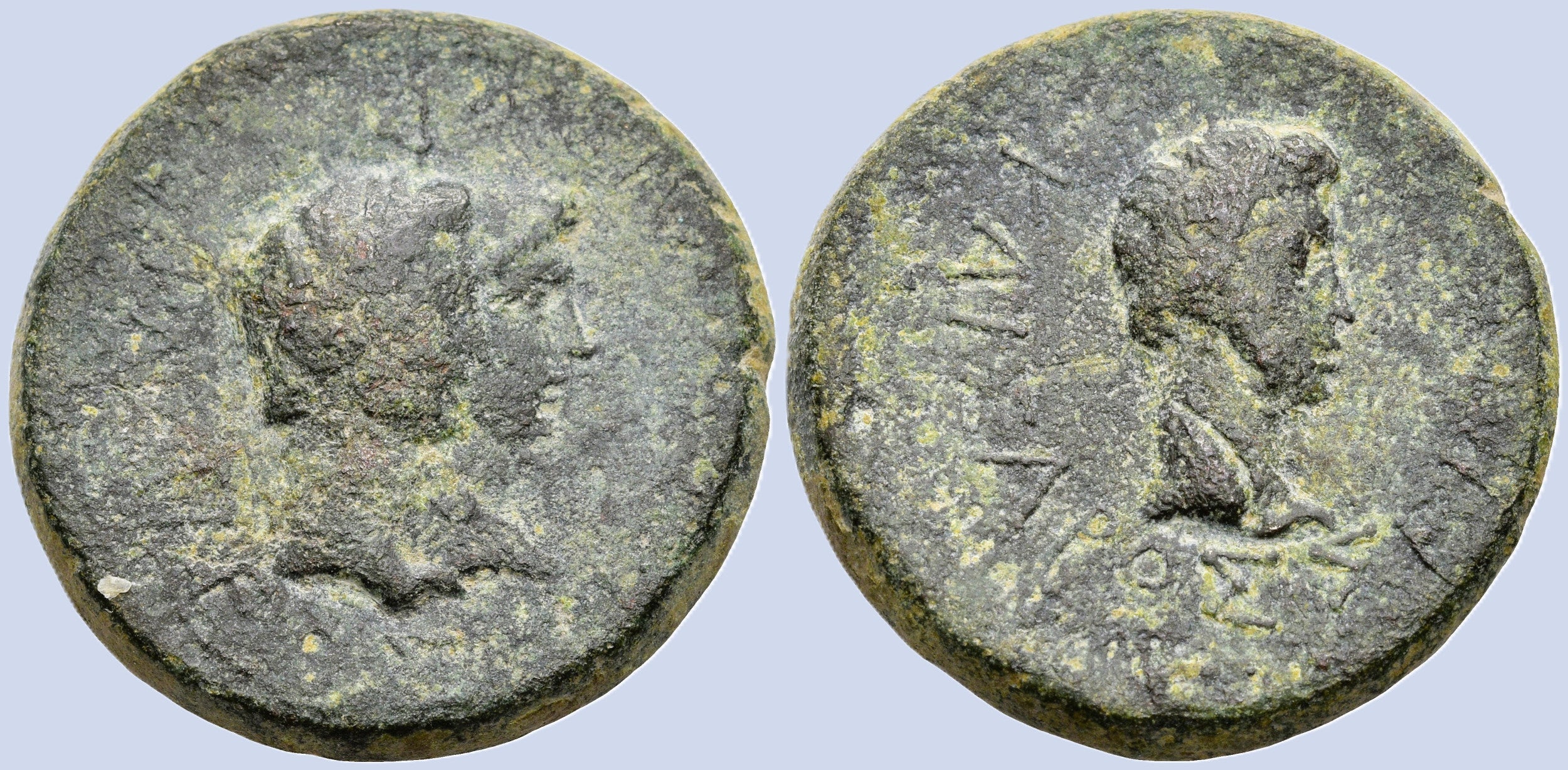 Rhoemetalkes I, Thracian King, with Augustus, 11 BC-AD 12